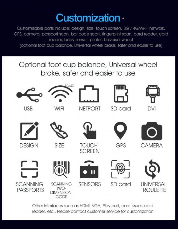 Van de het Touche screenrij van 19 Duimirl van het het Systeemkaartje Machine van het de Automaat de Symbolische Aantal 2