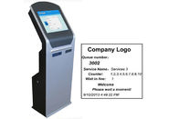 Automatisch wachtrijbeheer Kaartjesautomaat Wachtrij Kiosk Nummer Tokenmachine met dubbele printer