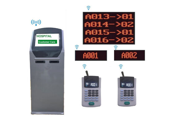 Automatisch wachtrijsysteem Oproepsysteem met Dot Matrix LED-display en ticketdispenser