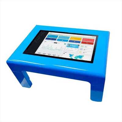 55 inch interactieve touchscreen tafel voor school klaslokalen informatie query kiosk