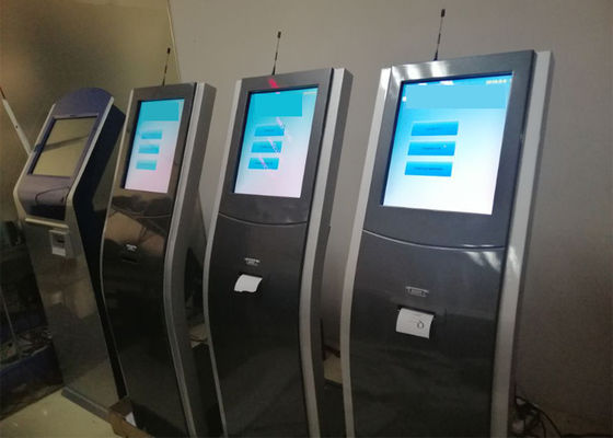 110 - 240V Kiosk Wachtrijbeheersysteem Koudgewalste stalen wachtrijkaartautomaat